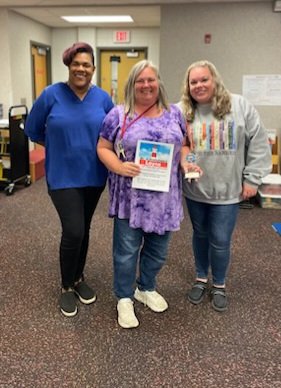 Shout out to last month's Layne Lighthouse Leaders! Way to go Ms. Hall, Ms. H, &amp; Ms. Whitenack.
Thank you for going above &amp; beyond supporting our students &amp; making Layne a great place to be. 

#LayneLions #WeAreJCPS #LayneLeadersCanAndWillAchieve