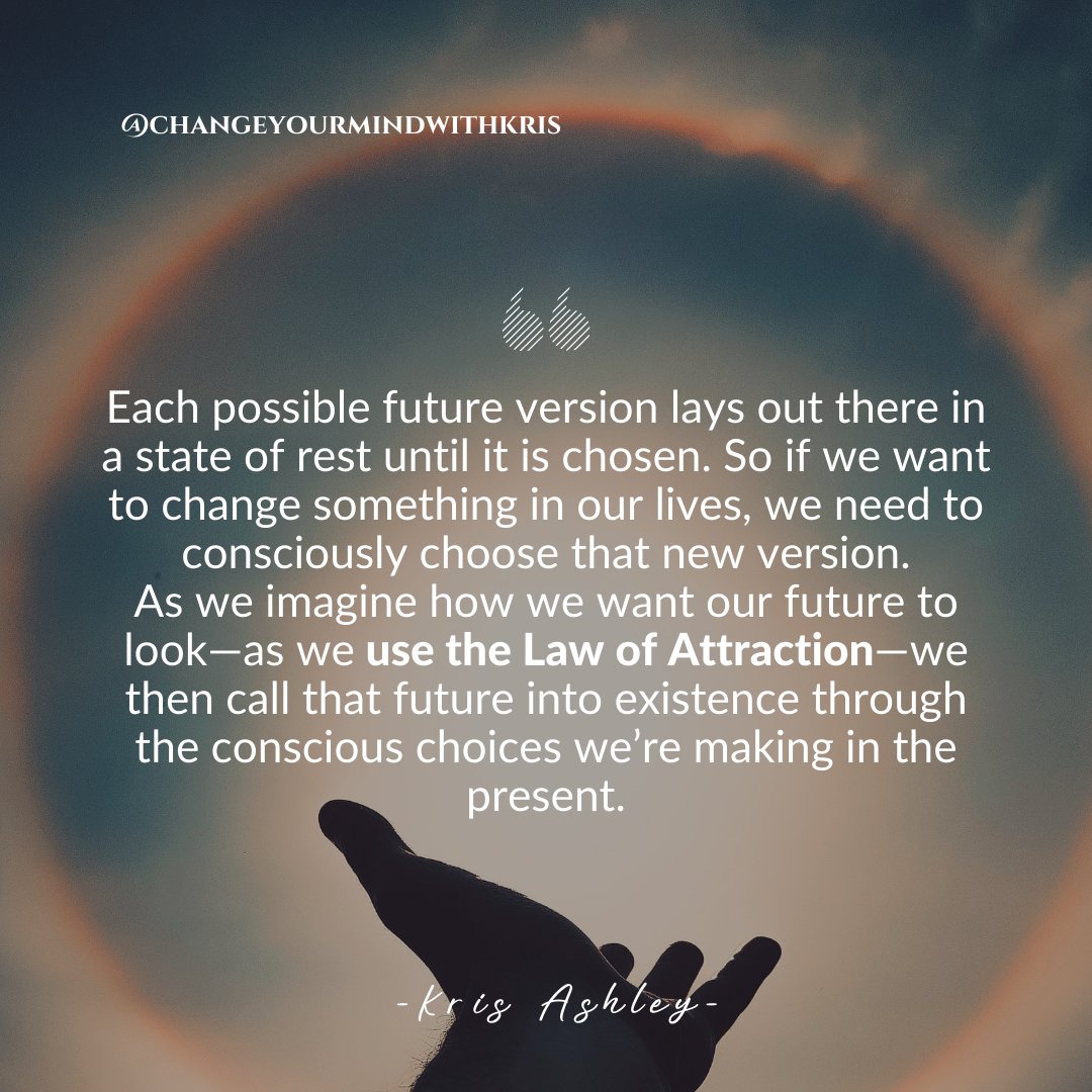 Visit changeyourmindtochangeyourreality.com/orderbook to pre-order my book and get my new course for FREE when you do! 

#krisashley #changeyourmindwithkris #quantumphysics #quantumrealm #lawofattractionquotes #lawofattraction