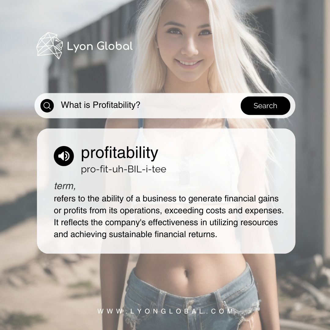 lyonglobal_'s tweet image. Profitability signifies efficient resource utilization, strategic decision-making, and a healthy bottom line. Discover the keys to profitability and pave the way to remarkable financial success! 
Contact us for more! #ProfitabilityMatters #FinancialSuccess #EfficiencyMatters 💪📈