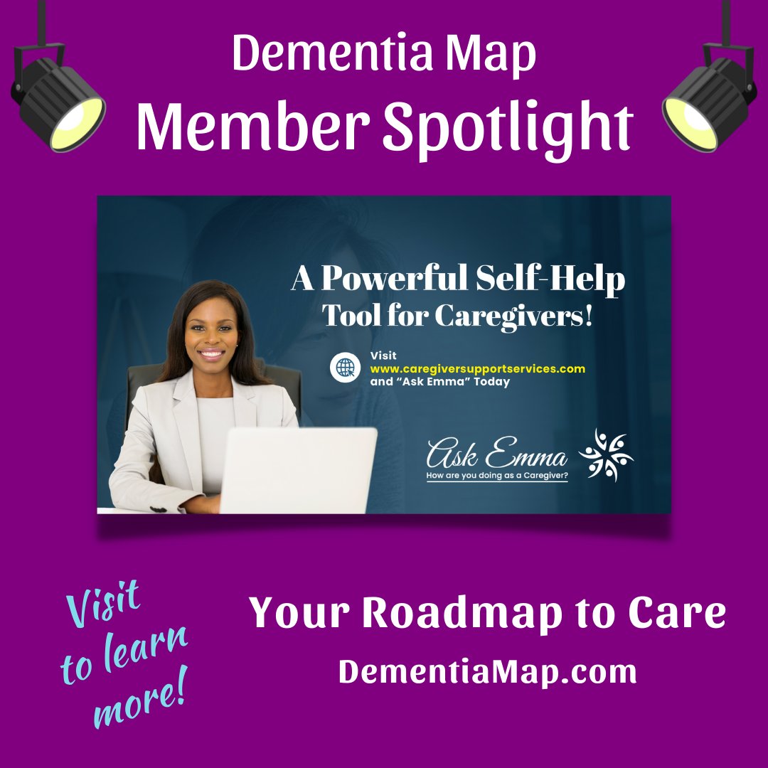 demmapgrd's tweet photo. ๐บ Dementia Map member Dr. Eboni Green's "Ask Emma" is a caregiver wellness tool, for training & support of new & seasoned caregivers, through educational tools, forums & events for community building.
Visit #DementiaMap, #YourRoadmapToCare:
https://t.co/UC5k74DPGZ https://t.co/1dPY069ctU