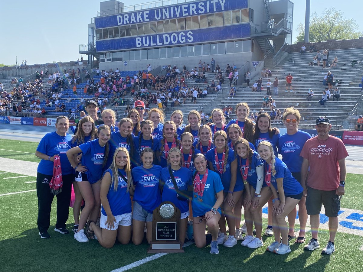 ADM Tigers (@admactivities) on Twitter photo Congrats to <a href="/ADMGirlsTrack/">ADM Girls Track & Field</a> on their second place finish at the state meet! #TigerEdge Congrats to <a href="/ADMGirlsTrack/">ADM Girls Track & Field</a> on their second place finish at the state meet! #TigerEdge