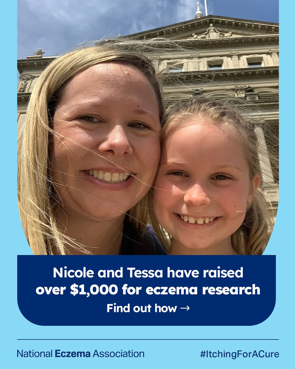 nationaleczema's tweet photo. "It turns out the secret sauce to fundraising is the ‘tie that binds’ — reaching out to our friends and family and sharing our struggles with #eczema."

Register your fundraiser or make a donation: https://t.co/JTVyHAcXcB

#itchingforacure #atopicdermatitis #IFAC2023 https://t.co/xnKjrbrKAK