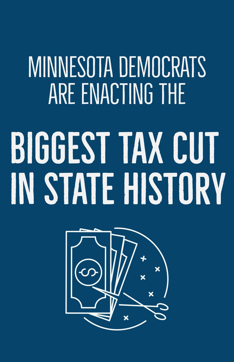 The Minnesota House is on the verge of passing the biggest tax cut in state history. We're targeting the benefits to people who are struggling to make ends meet. #mnleg