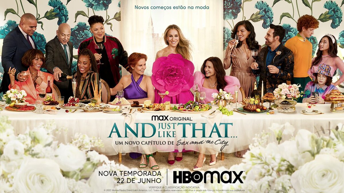 Segunda temporada de 'AND JUST LIKE THAT…' estreia em 22 de junho na HBO Max | Link: is.gd/SGj7g9 - #ANDJUSTLIKETHAT #HBOMax #Séries #SexAndTheCity