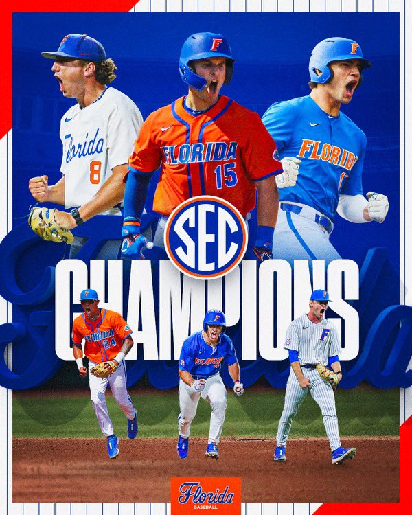 Florida Gators Baseball on X: 🏆 YOUR 2023 SEC CHAMPIONS 🏆 https