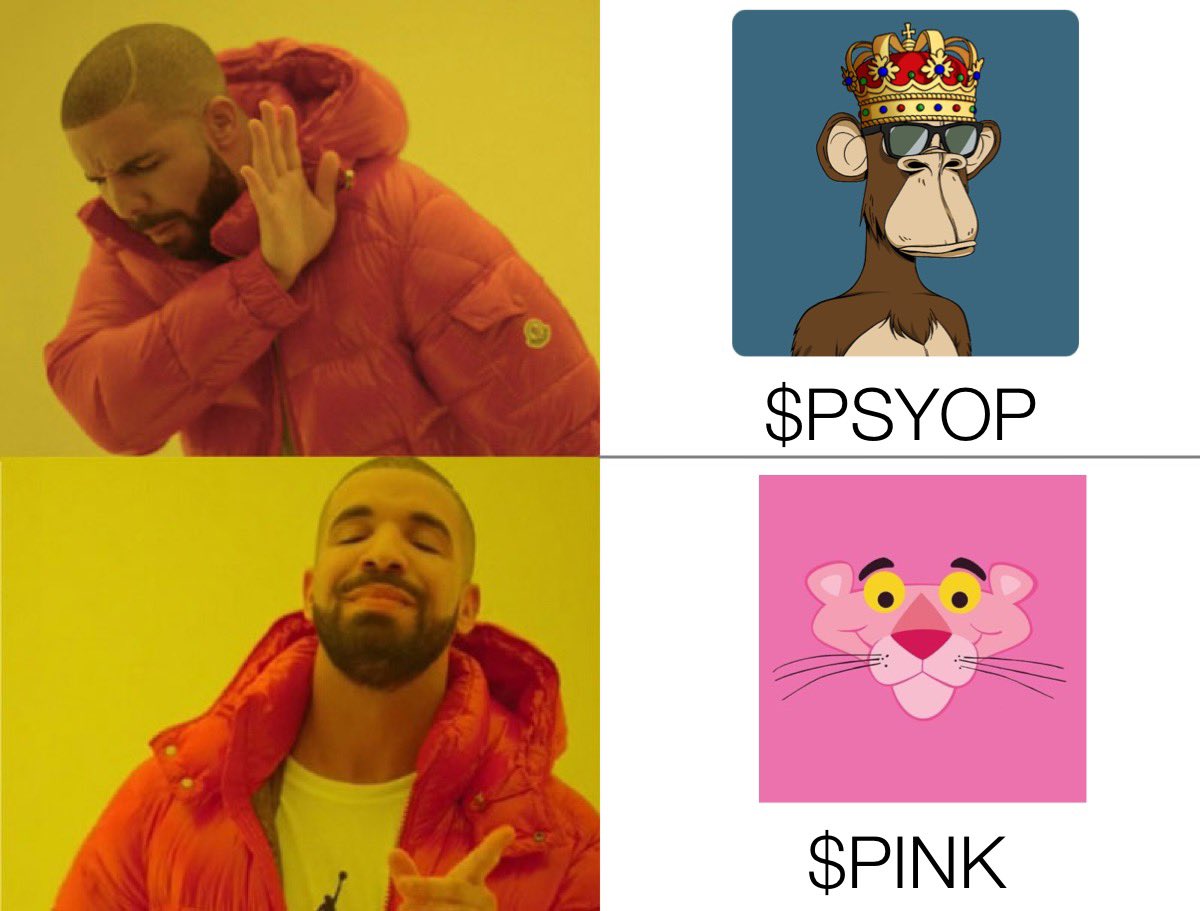 It’a all a $PSYOP - we know you meant to buy $PINK 🌸