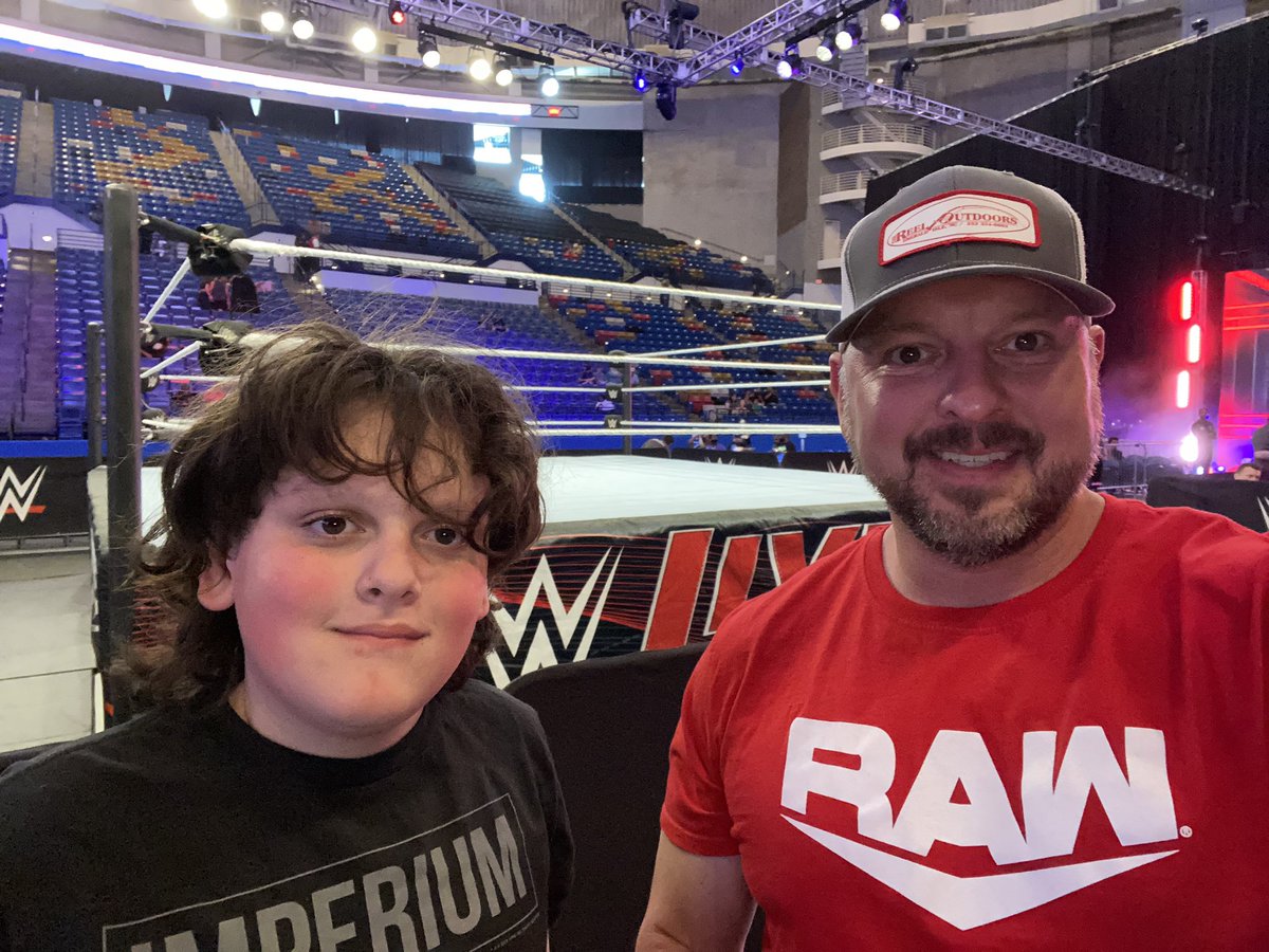 We’re here!  #WWE #WWEFayetteville #WWEImperium