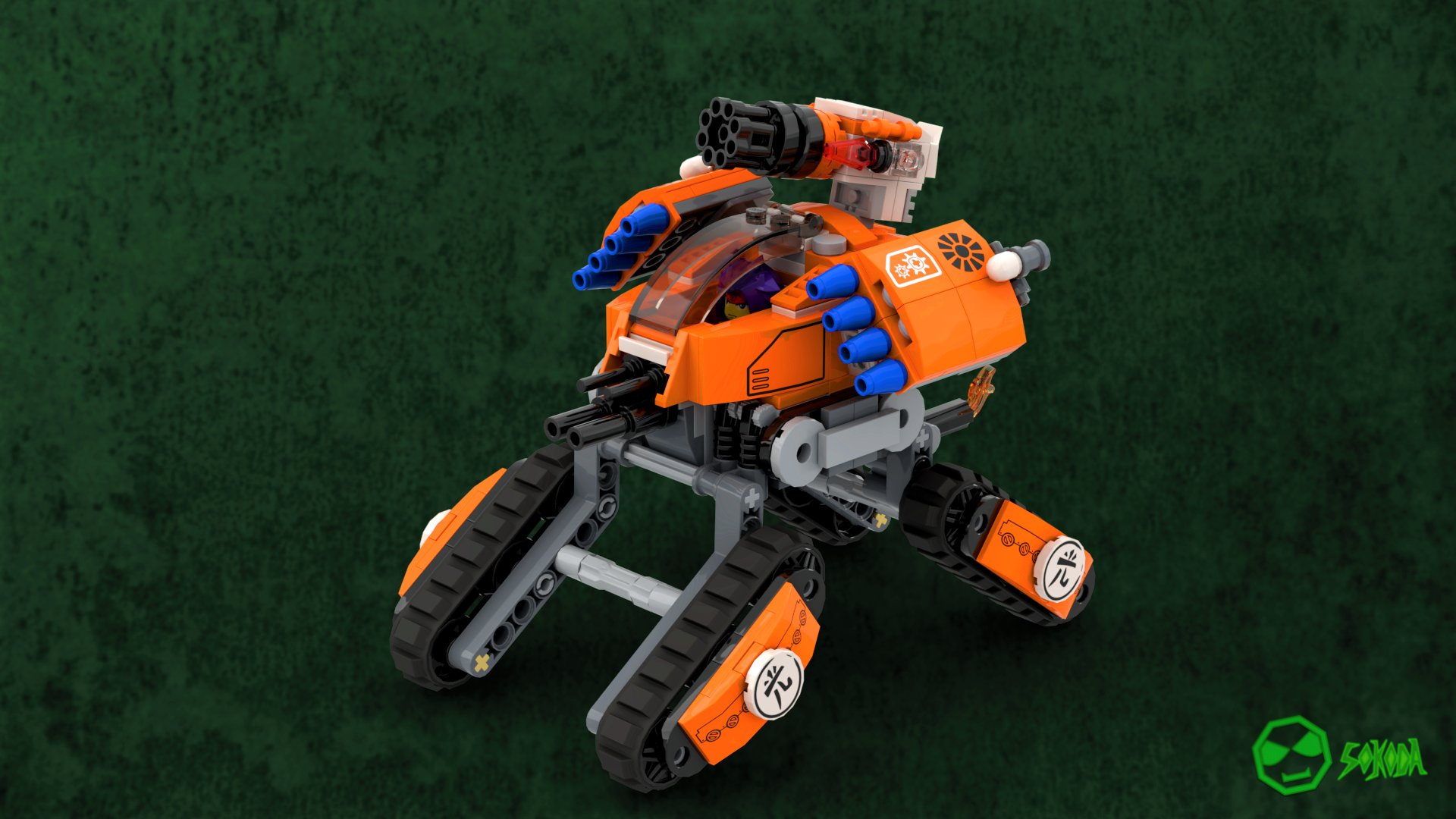 Lego exo force online mobile defense tank