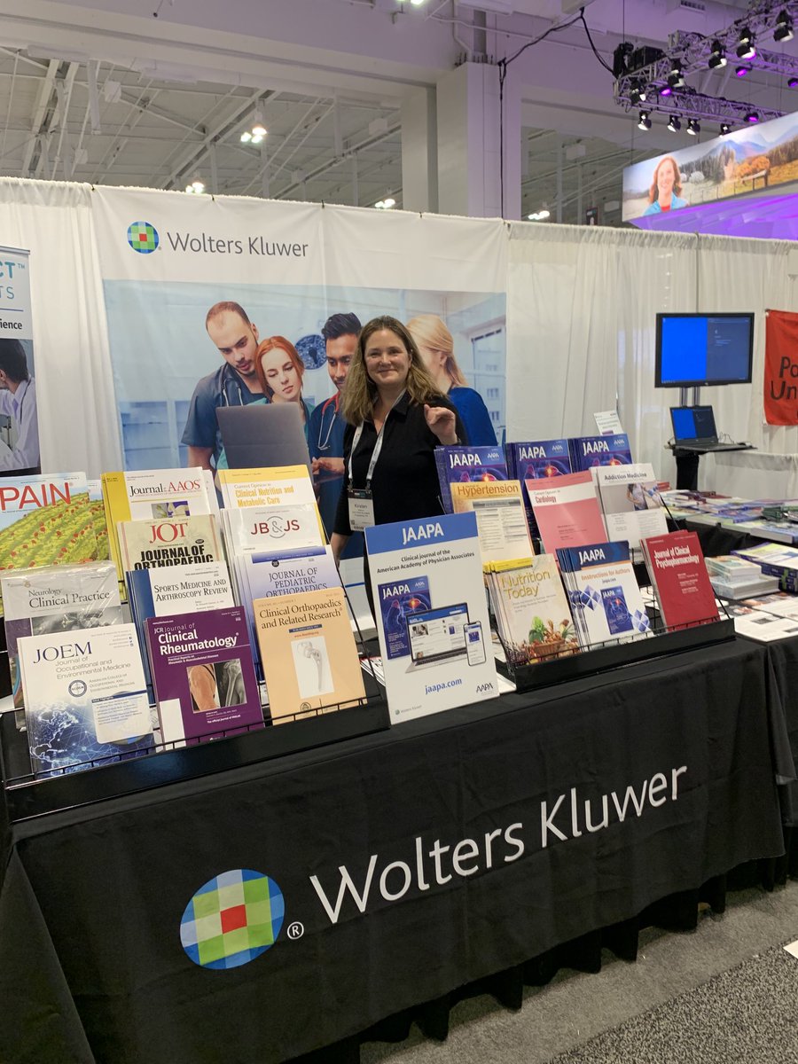 joanneehoff's tweet photo. #AAPA23 we are here with books real books!! Come and see them they even smell good. 😊 ⁦@wkhealth⁩ ⁦@ovid_wkhealth⁩ https://t.co/dIiRYy15UB