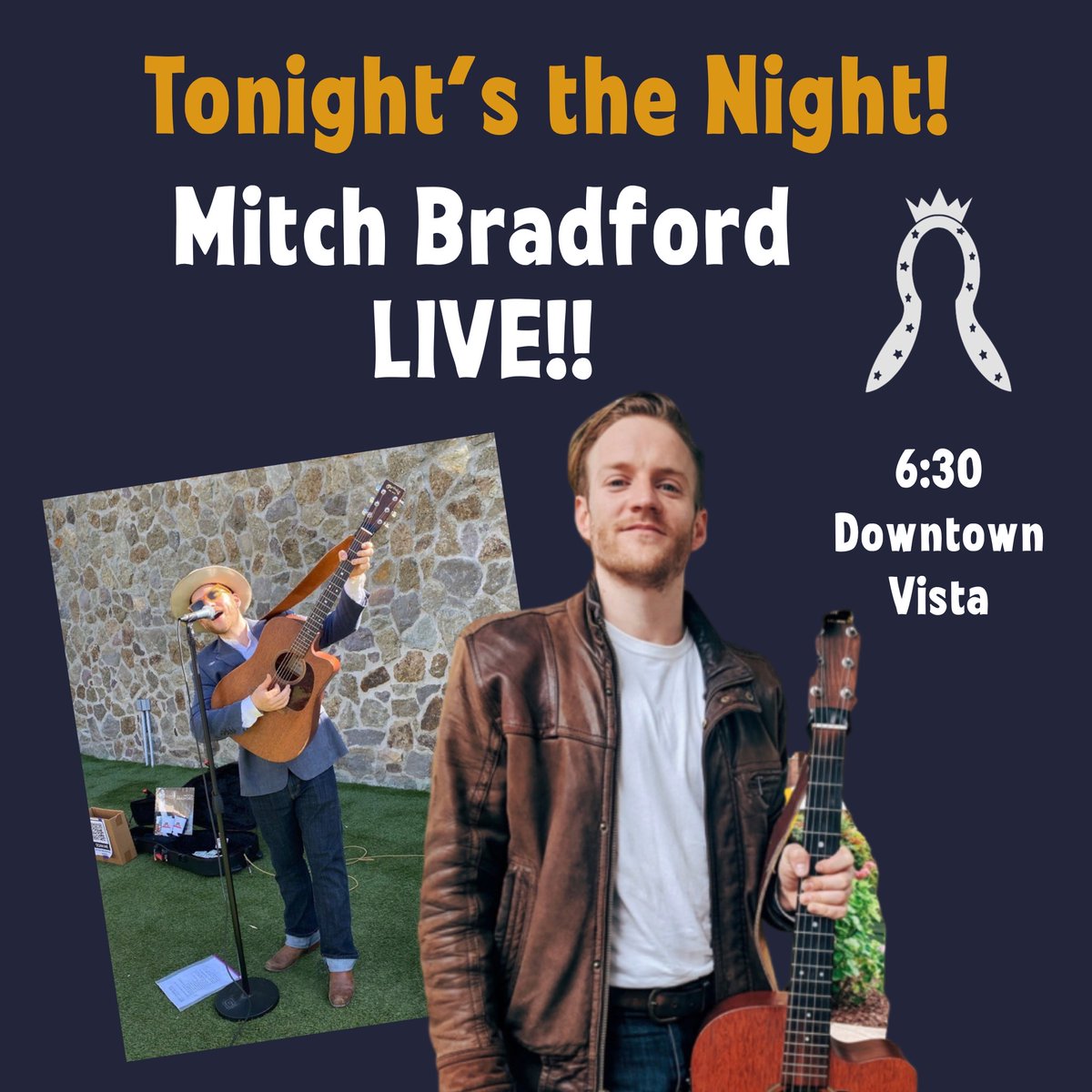 Tonight at Guadalupe Tap House! Mitch Bradford will be playing LIVE! Come by to check it out. Cold beer & cool live music! See you tonight in #downtownvista starting at 6:30. 
.
.
#vistabeer #sdbeer #drinklocal #supportlocal #livemusic #californiacountrymusic #guadalupetaphouse