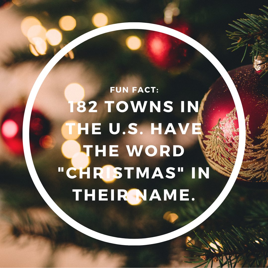 182 cities or towns in the United States have the word 'Christmas' in their name. 🎄

Have you ever been to one? 👀

#christmastown    #christmasallyear    #christmaslife    #holidaylife    #holiday
#dejalettteam #mainerealestate #homesforsale #floridarealestate