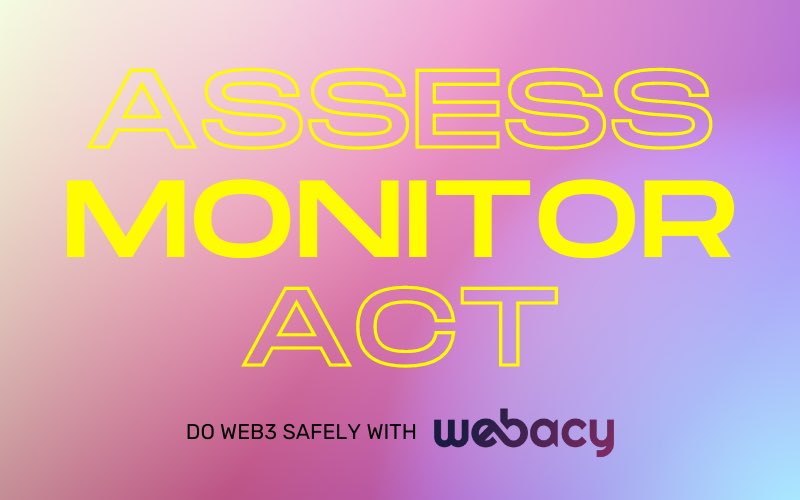 mywebacy's tweet image. 💡Weekend Reminder: 

As the Web 3.0 landscape evolves, new forms of attack and data security risks are emerging. 
It is important to stay vigilant and prioritize digital asset security to avoid potential losses.