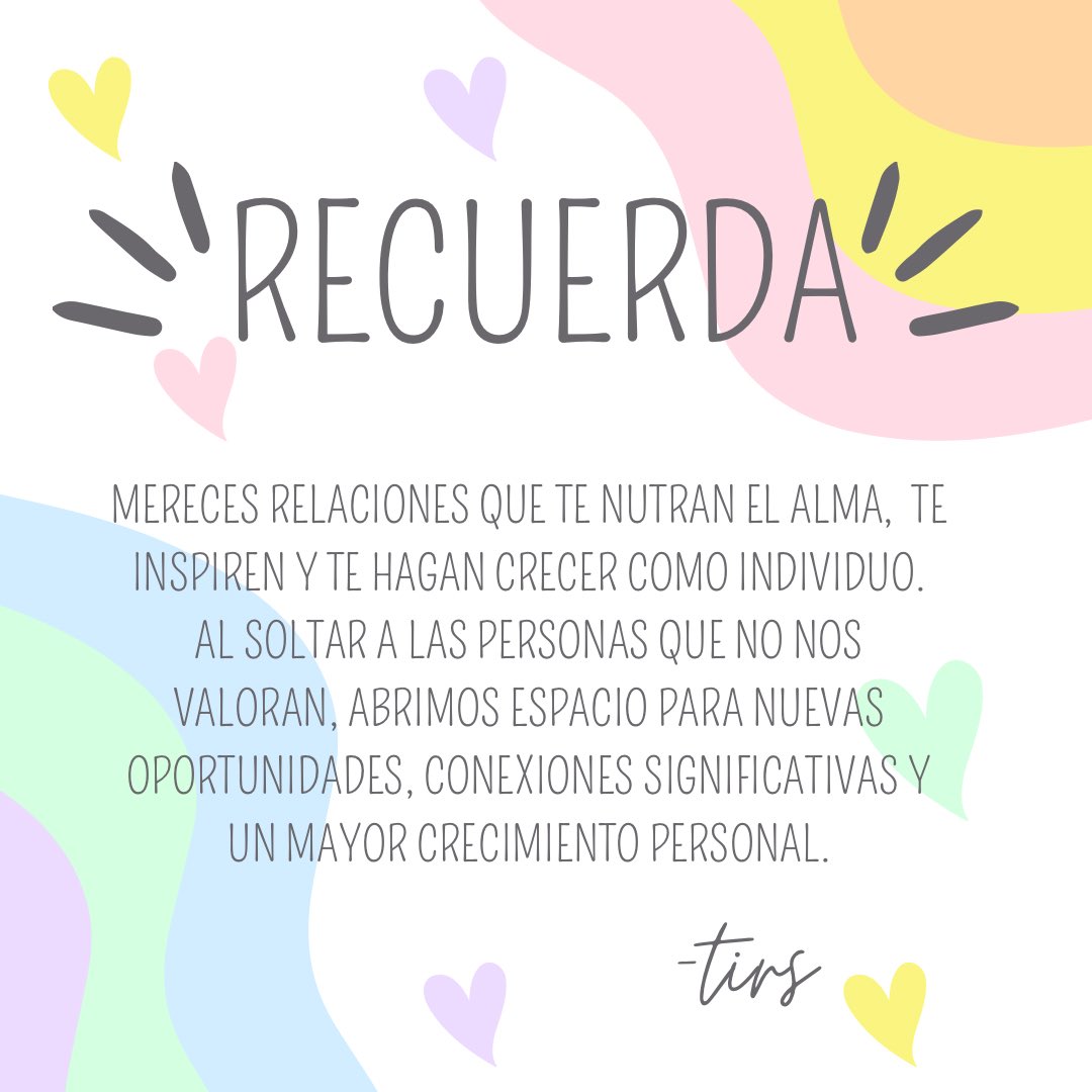 Dejar ir es un acto de amor 💙