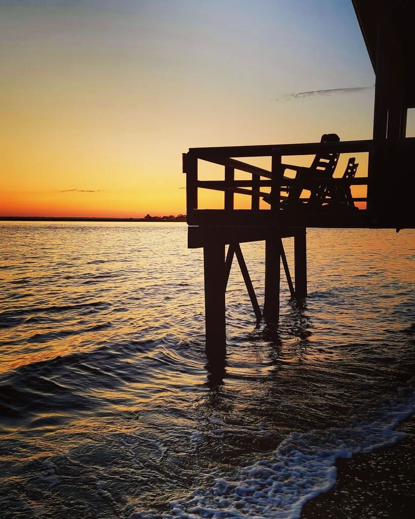 We love those nights that become memories that last a lifetime. 🌅 #VisitTybee [📸 @holden1331] . . . #TybeeIsland #Sunset #BeachBeauty #MagicHour #GeorgiaBeaches #vacayvibes