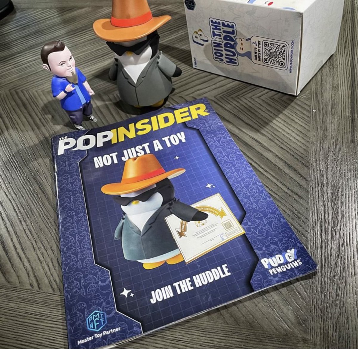 Pudgy Toys on the cover of POP INSIDER magazine. 

The Pudgy Penguins are coming.