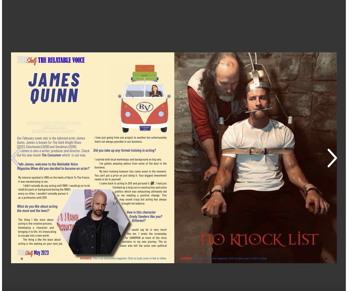 LMatuonto's tweet photo. π’ Exciting news! π¬π Actor James Quinn is making waves in the entertainment world! π₯ Check out his captivating feature in the latest issue of Top Shelf magazine! https://t.co/cEycCdcgJN
#actor #therelatablevoice #topshelf #magazine #StrangeAngels #podcast #Filmmaker #FilmNoir https://t.co/JHziUZBCY0