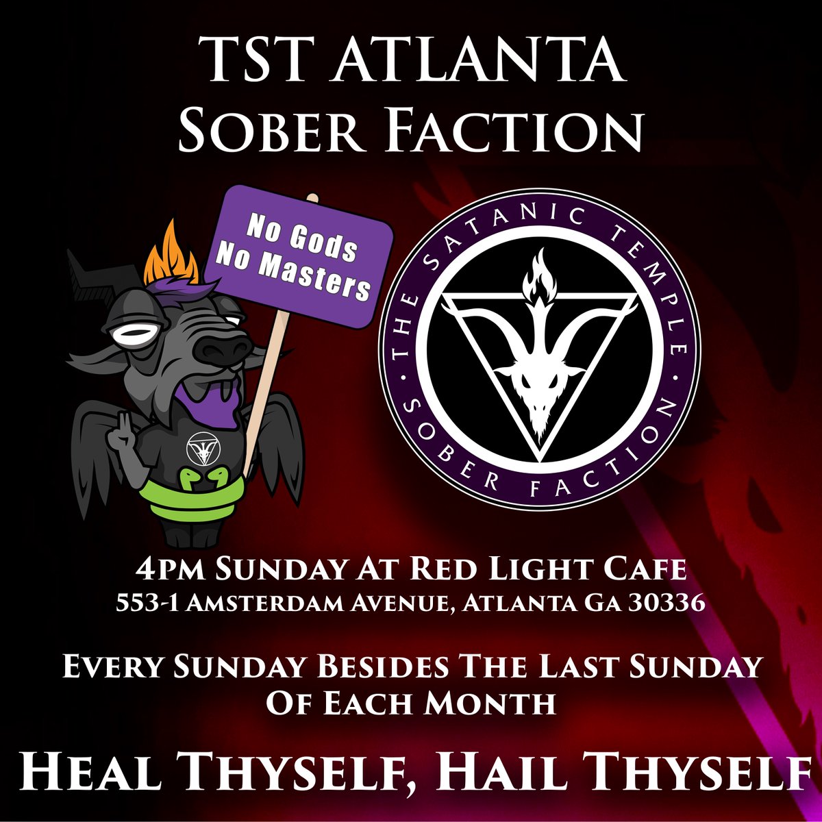 TSTatlanta's tweet photo. Tomorrow at Red Light Cafe! All are welcome. https://t.co/bnQ8GTPBi1
