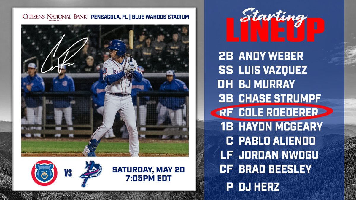 Cole Roederer returns! | <a href="/CNBTN/">CNB</a> 
📍 Pensacola, FL
📺: #BallyLive buff.ly/3GFxAXj 
📻: buff.ly/3w9GX9X