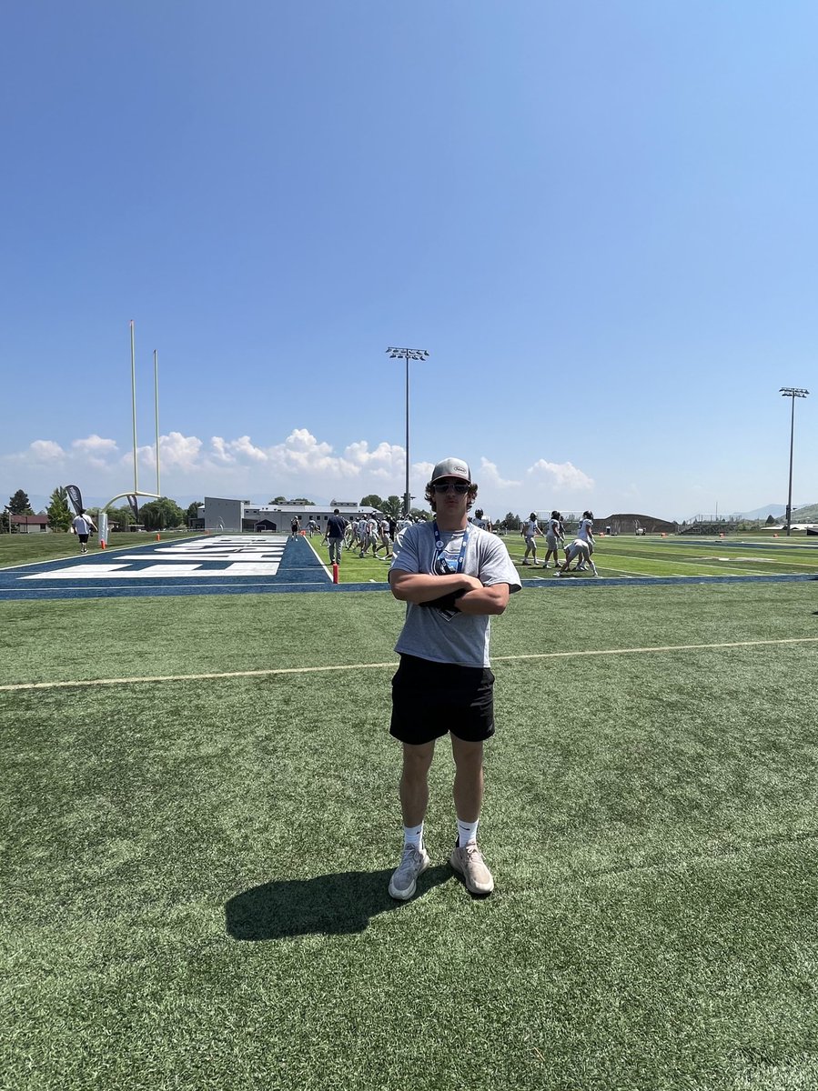Had a great time at <a href="/EOU_football/">CC</a> junior day! Such an amazing campus, really nice facilities and I personally learned a lot more about the history of <a href="/eoumountaineers/">Eastern Oregon University</a>. 
<a href="/ncsa/">NCSA College Recruiting</a> <a href="/PrepRedzoneOR/">Prep Redzone Oregon</a> <a href="/FB_CoachJ/">Coach Johnson</a> <a href="/NewbergFootball/">NHS Tigers Football</a> <a href="/AndrewNemec/">Andrew Nemec</a>