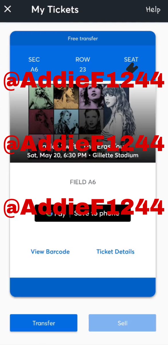 Eras Tour Resell tweet media