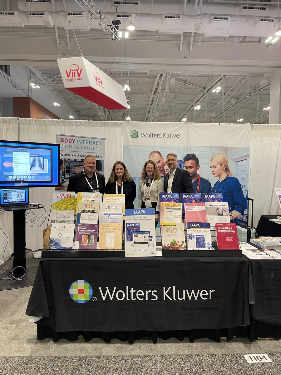 joanneehoff's tweet photo. #AAPA23 come and see us at booth 1104 books, anatomy resources and our new Lippincott Medical Procedures. We look forward to seeing you all! ⁦@wkhealth⁩ ⁦@ovid_wkhealth⁩ https://t.co/84eEze9Fmv