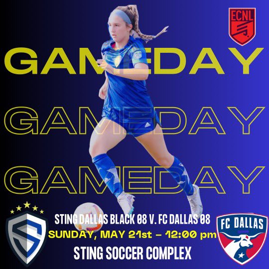 Last game of the season tomorrow before the Champions League in San Diego! @StingSoccerClub