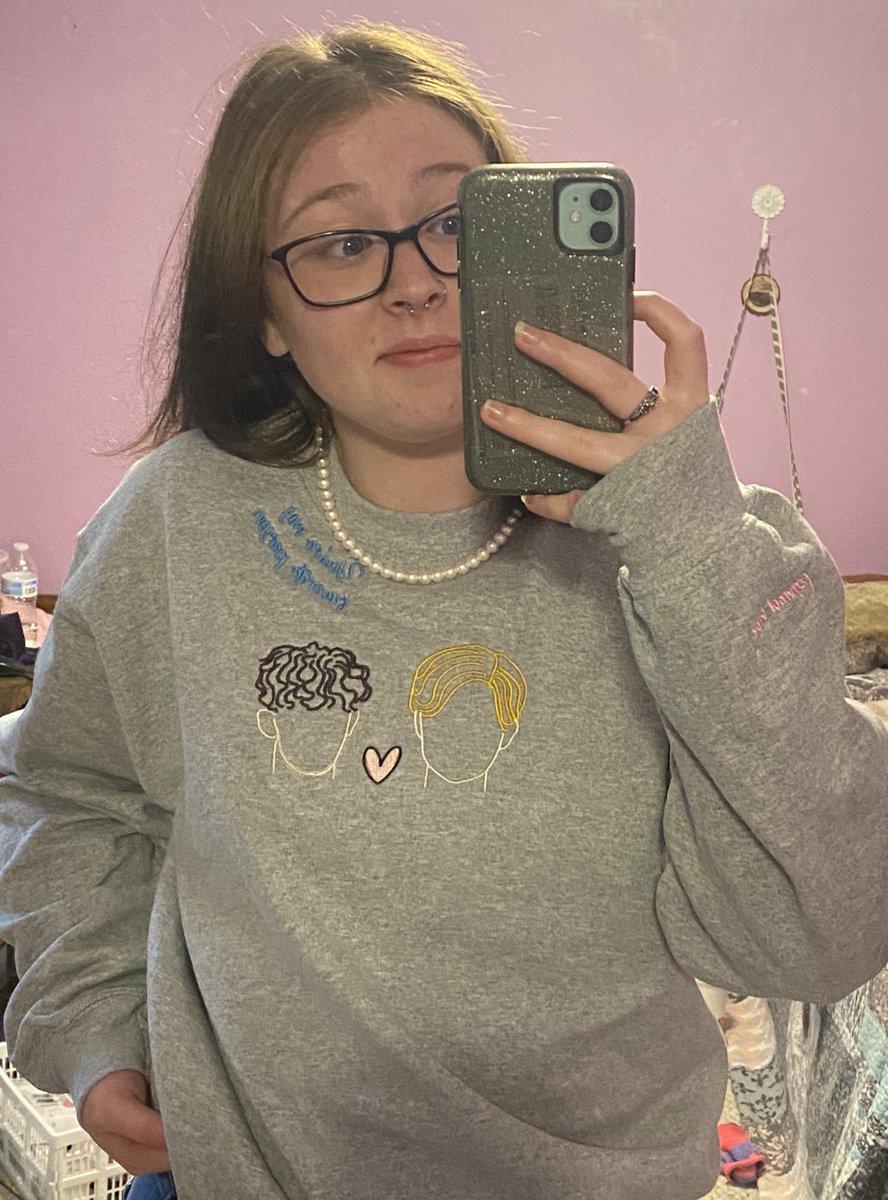 ordered a cute heartstopper sweatshirt from eBay ❤️ #heartstopper #nickandcharlie #gaypanic