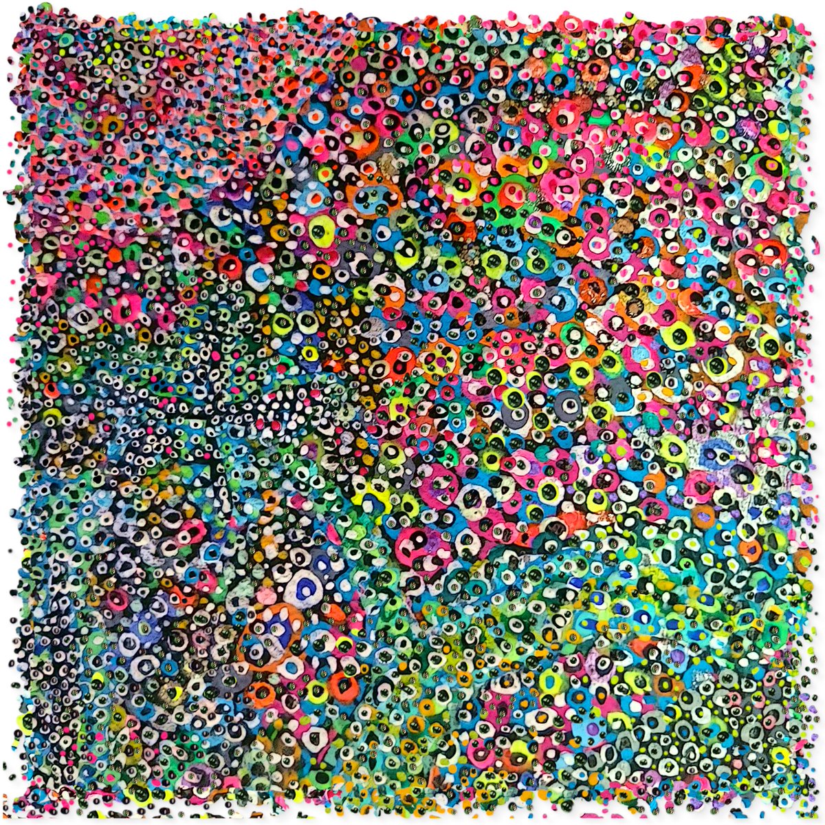 BacchusStrange's tweet photo. Pardus Maculae 18 (Let it Drip)#painting #bacchusispainting #bacchus #acrylicpaintingoncanvas #acrylicpainting #notAI #art #leopardspots #abstract #artwork #artcurator #artgallery #rituals #onlydots #speckling #godofwine #ritualknowledge #ritual #dionysianmysteries #drippy https://t.co/blGFiH7NlL