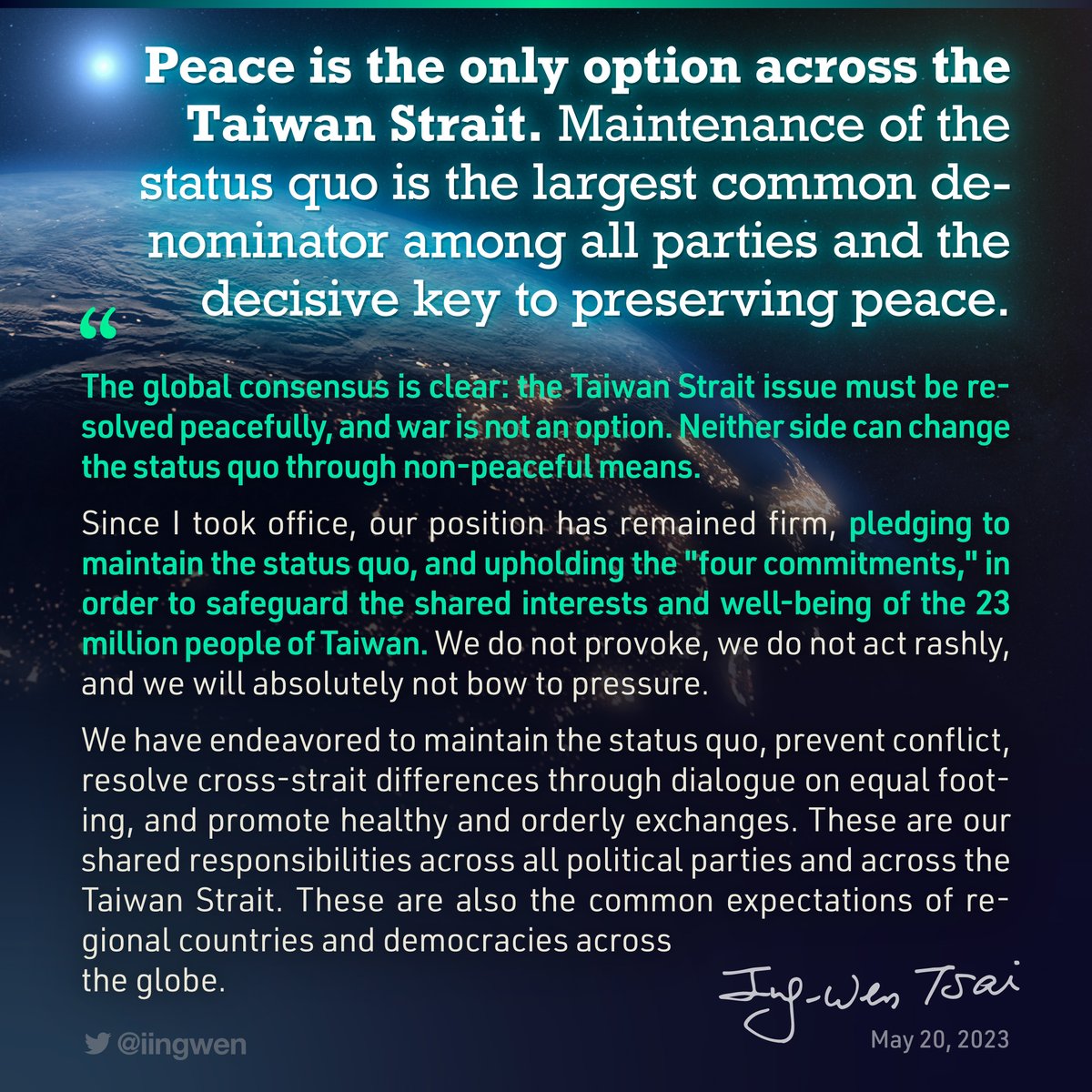 蔡英文 Tsai Ing-wen tweet media