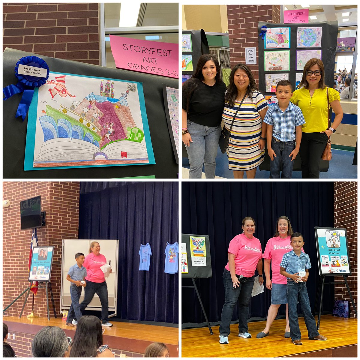 NancyGTG11's tweet photo. Proud teacher! Supporting one of my students, winner of his artwork presented at NISD Storyfest! @NISDcable @Dpin1967 @galindo_lann
#RootedCable
#Cableignited
#Backtothefuture
#wildlysuccessful
#sisepuede
#exito
#rememberyourwhy https://t.co/WXsO4LlMVJ