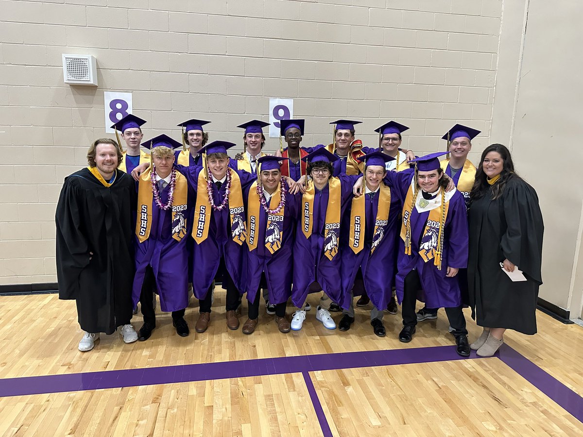 Congrats to our senior soccer players for graduating today! You have done so much for our program and leave behind a strong legacy.