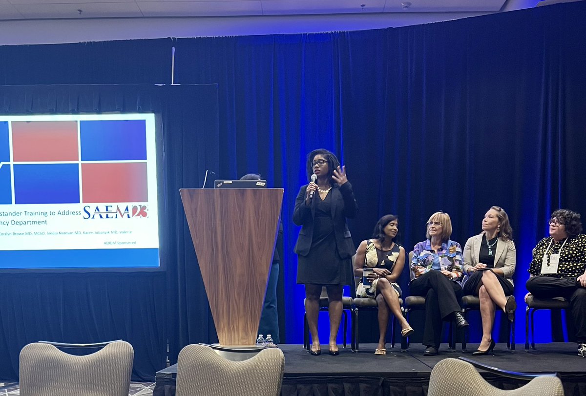 CortlynBrownMD (@cortlynbrownmd) on Twitter photo Awesome but short time at #SAEM23. Loved representing <a href="/CMCEM/">Carolinas Medical Center Emergency Medicine</a> and presenting with incredible colleagues on how to be an upstander regarding #microagressions. I recommend the LIFE model and 5Ds. <a href="/SAEMonline/">SAEM</a> <a href="/SAEM_ADIEM/">SAEM ADIEM Academy</a> #MedTwitter #DEI Awesome but short time at #SAEM23. Loved representing <a href="/CMCEM/">Carolinas Medical Center Emergency Medicine</a> and presenting with incredible colleagues on how to be an upstander regarding #microagressions. I recommend the LIFE model and 5Ds. <a href="/SAEMonline/">SAEM</a> <a href="/SAEM_ADIEM/">SAEM ADIEM Academy</a> #MedTwitter #DEI