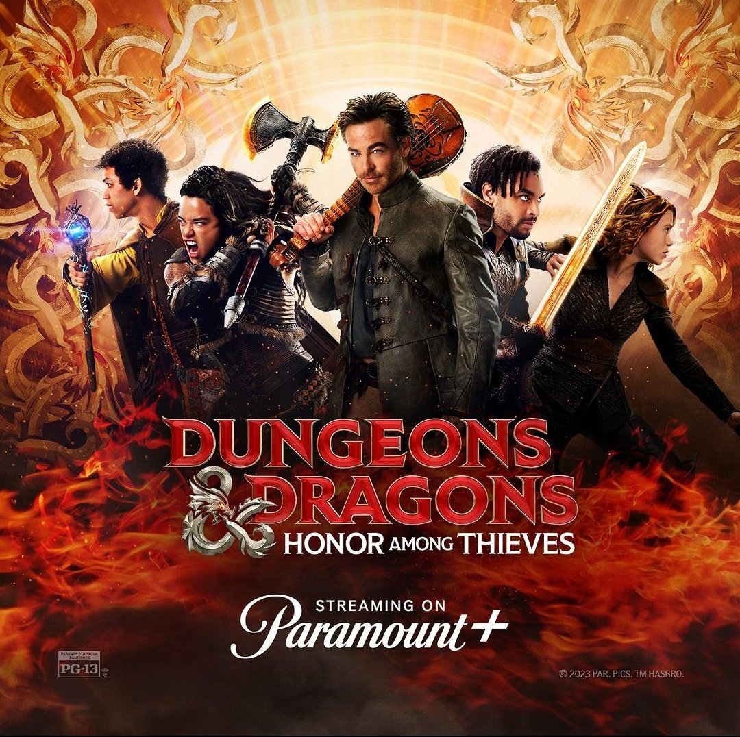 Geekbr0s's tweet photo. #DungeonsAndDragonsHonorAmongThieves is now #streaming #ParamountPlus. Please follow us for more #MovieNews

#GeekBr0s #Podcast #Movies #Films #ParamountPictures #EntertainmentOne #AllsparkPictures #DungeonsAndDragons https://t.co/4mhl1R4mp3