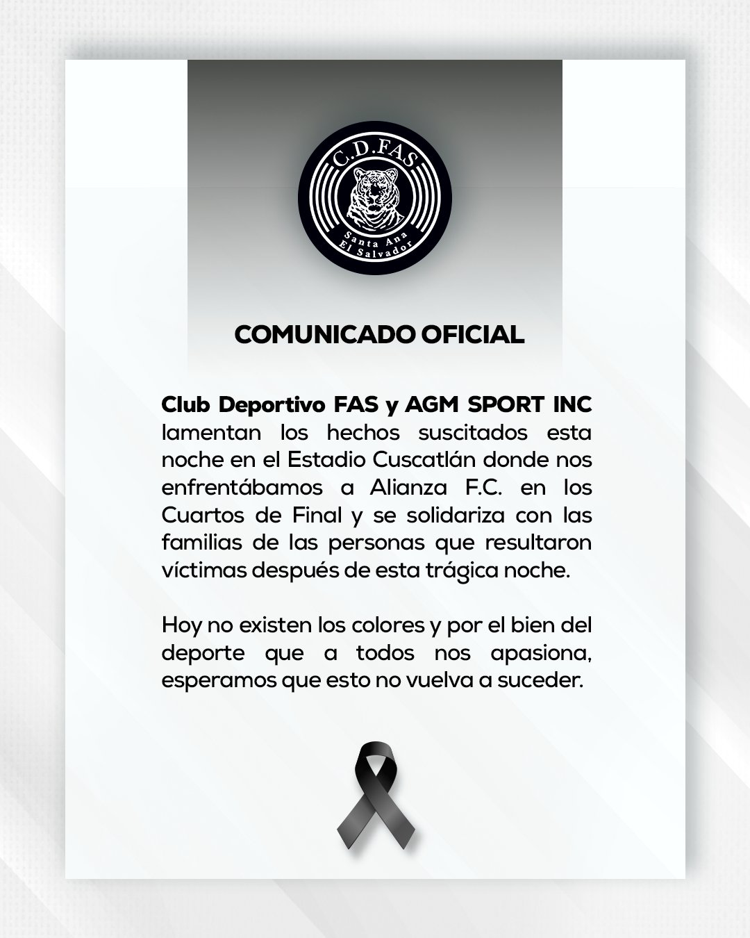 Club Deportivo FAS on X: 🐯👑 CLUB DEPORTIVO FAS👑🐯   / X
