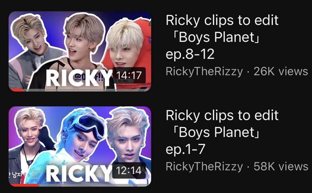 ricky’s birthday live is longer than his entire screentime in boys planet HELPPP