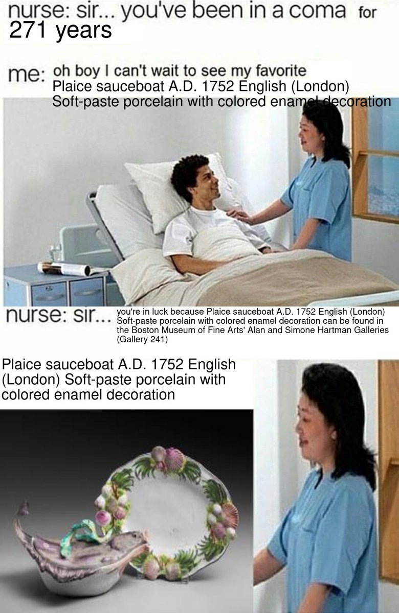 Plaice sauceboat A.D. 1752 English (London) Soft-paste porcelain with colored enamel decoration