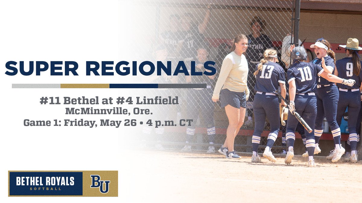 BethelRoyalsSB's tweet image. Another weekend, another road trip. Bring your cowboy hats we're headed out west! #AudienceOfOne

G1: Friday 5/26 • 2 p.m. PT // 4 p.m. CT
G2: Saturday 5/27 • 1 p.m. PT // 3 p.m. CT