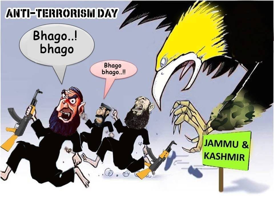 It is important to promote peaceful coexistence and condemn any acts of violence or terrorism in Kashmir. 
#NationalAntiTerrorismDay2023 #KashmirRejectsTerrorism #IslamRejectsTerrorism