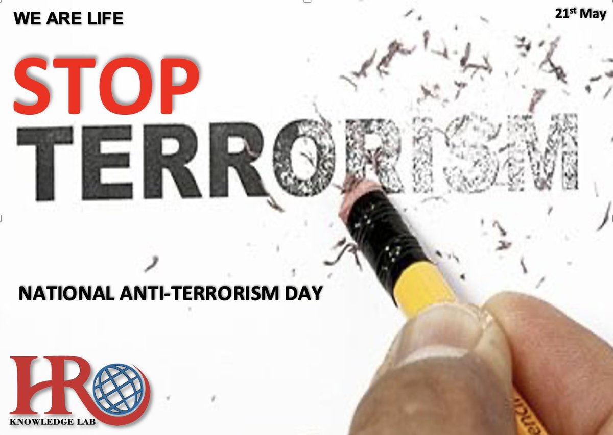 We must win the war against terrorism.
#hrknowledgelab #illustriouscircle #hrklsolutions #hrklinnovation #hrklresearch #HR #HRStrategy #hrsuccess #antiterrorism #antiterrorbill #waragainstterroism #nationalantiterrorismday #nationalantiterrorismday2023