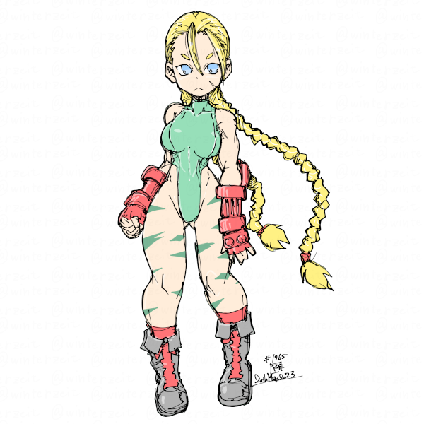 キャミィ(ストリートファイター) 「2023-05-20 #一日一絵」|ふゆ(ドとレとミとキュとゴとヱの音が出ない)のイラスト