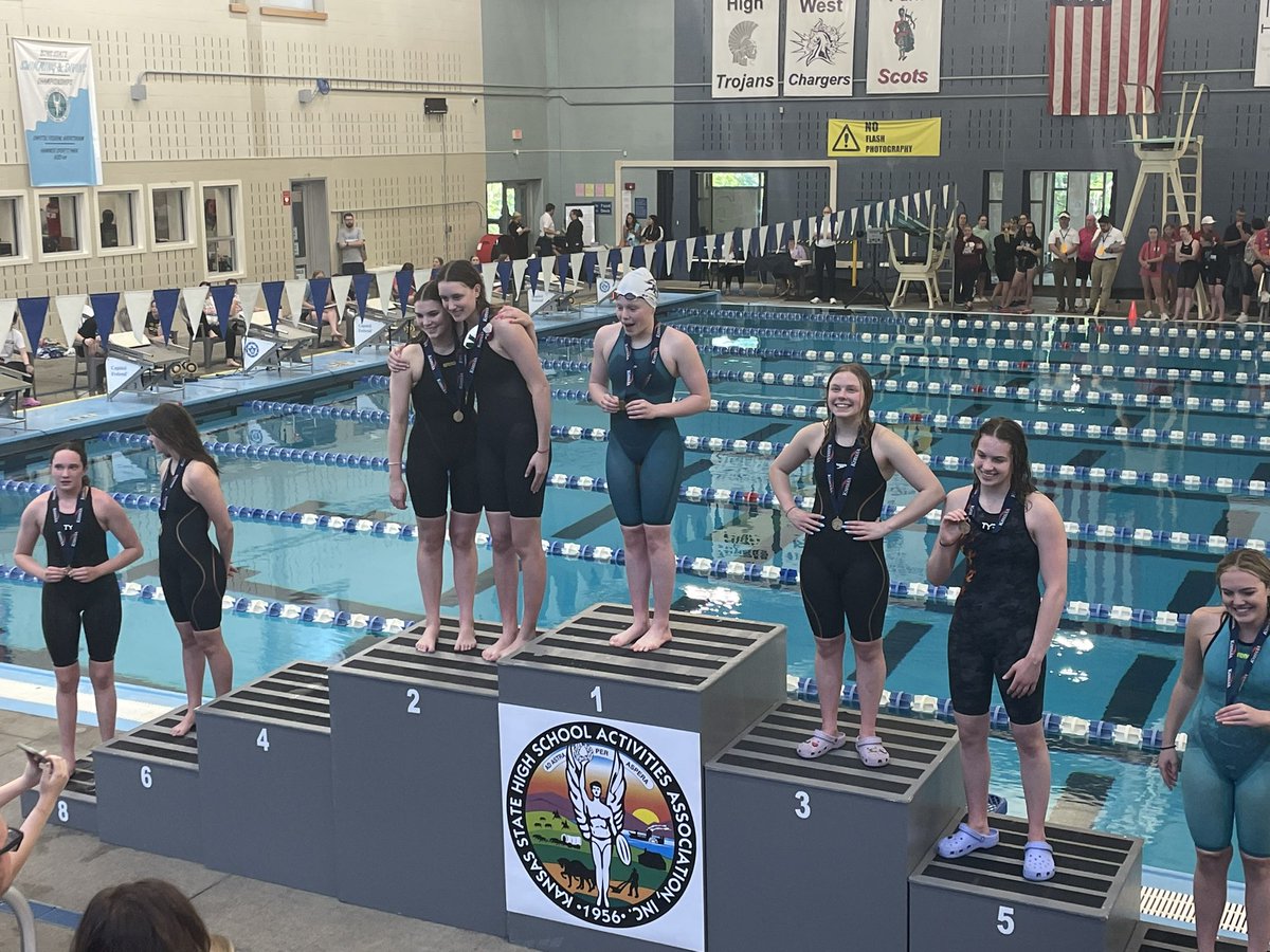 Willow Weninger takes 2nd in the 500 free!