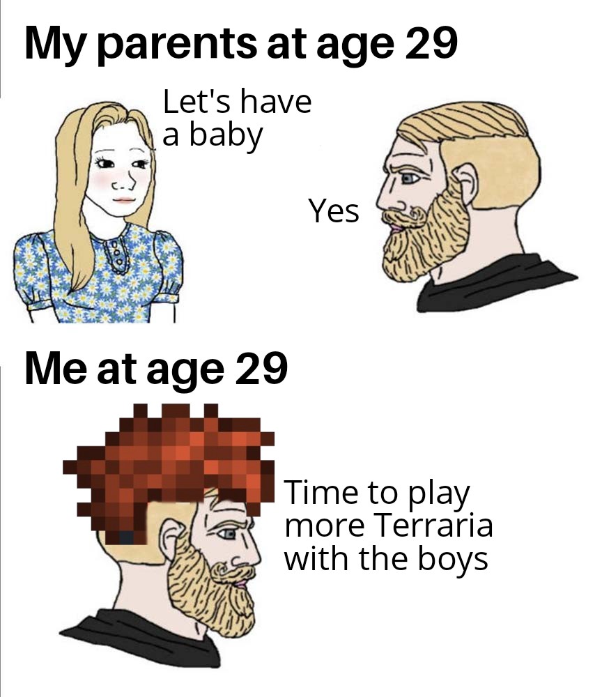 Yes, I play terraria