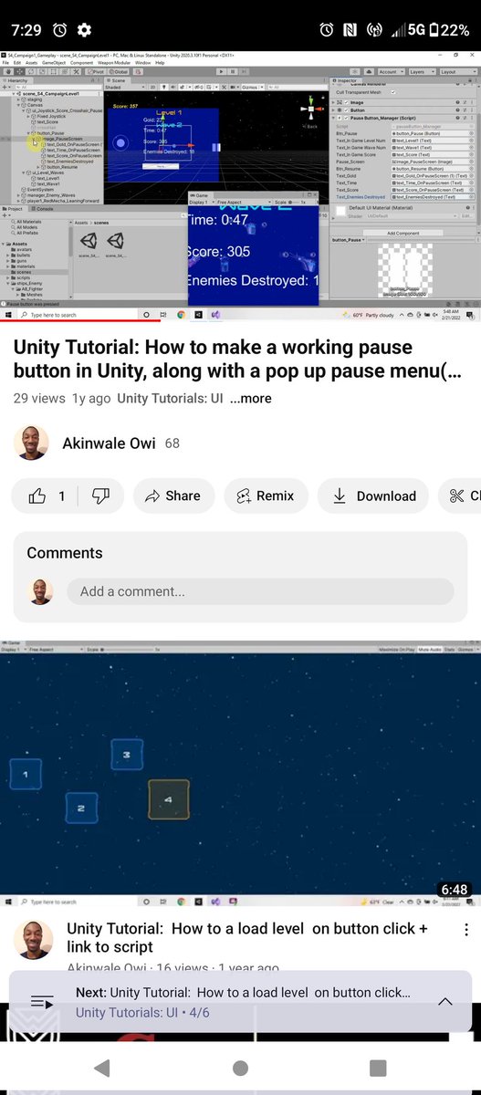 youtu.be/a-0fJPhWGNc #madewithunity #unity3dtips #unity3d #unitydevelopers #unity3dtutorials