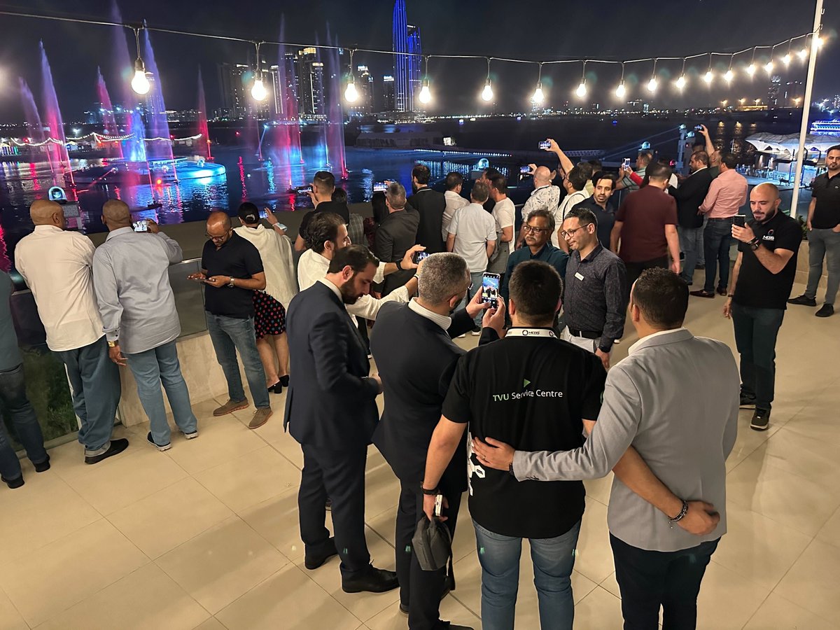 TVUNetworks's tweet image. Still buzzing from the energy of #CABSAT2023! We are already missing the vibrancy of the event and the quality time spent with our amazing partners. Those unforgettable conversations, engaging demos, and shared visions for the future made it a truly special gathering.