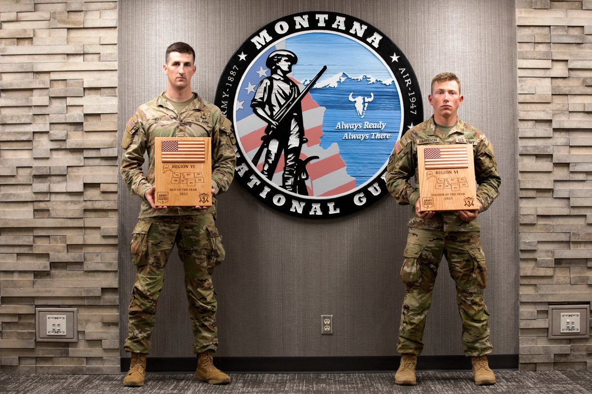 Congratulations to the winners of Region VI Best Warrior Competition 2023! South Dakota National Guardsman Sgt. Ruff won NCO of the Year and Wyoming National Guardsman Spc. Harrison won Soldier of the Year.

Thank you to all 15 competitors for your hard work this week!