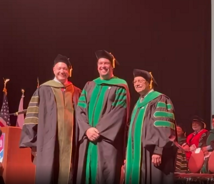 ASM_Irwin's tweet photo. A very big day for the Irwin family. Son Luke graduated from medical school while daughter Kathryn graduated from law school. While we had to divide &amp; conquer, we managed to get it all in. We are proud beyond measure of you both! @kir_win @LJIrwin13 https://t.co/ByUdiZgdTA