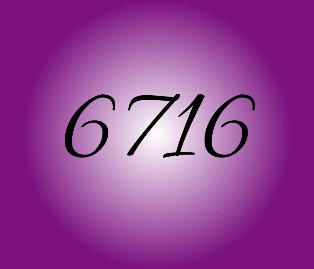 rand_num's tweet image. The random number is 6716! Follow @rand_num for more #random #numbers #randomnumber