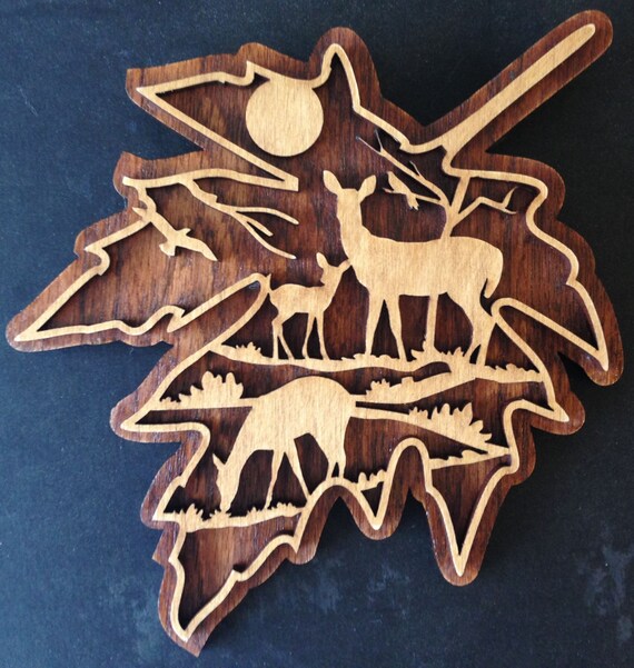 QuiltingandMore's tweet image. Oak leaf deer scene etsy.me/3Jpx7Ic #giftforhome #giftforcouple #homedecor #giftformen #giftforwomen #wood #scroll #oak #laser @etsymktgtool