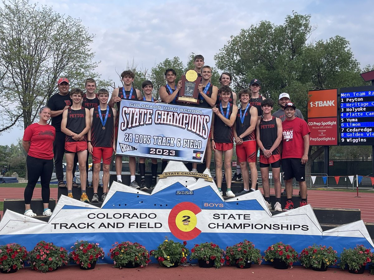 Congratulations to Peyton for winning the 2A boys track and field state championship #copreps