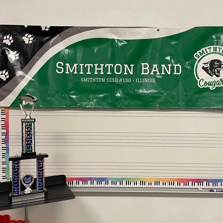 SCCSD130's tweet photo. Congratulations to the 2022-2023 Smithton Cougar Concert Band students who earned a rating of “Excellent” today at the 2023 Music in the Parks competition at Six Flags St. Louis!

If you know a 7th or 8th grade band member, congratulate them! https://t.co/69wbQMfEd2